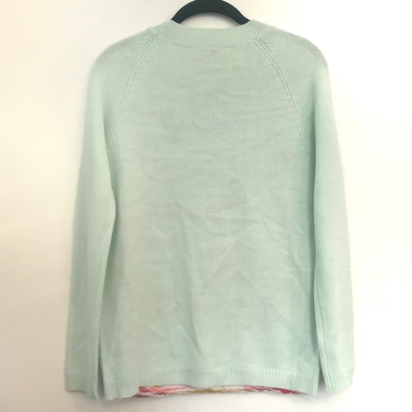 Boutique Rainbow Chunky Crochet Knit Boho Sweater - Picture 6 of 8